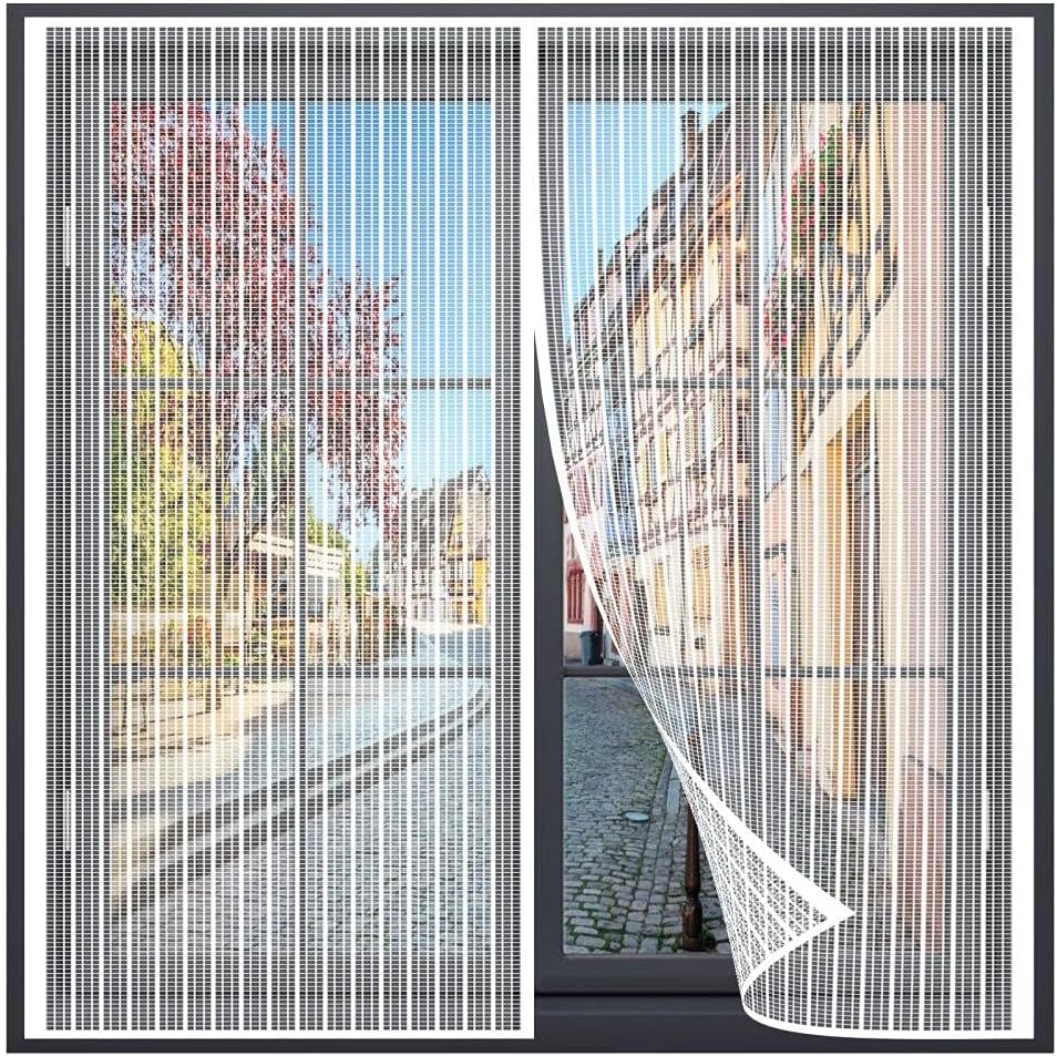 Magnetic Window Fly Screen, 150x200cm for French Doors & Sliding Glass Doors