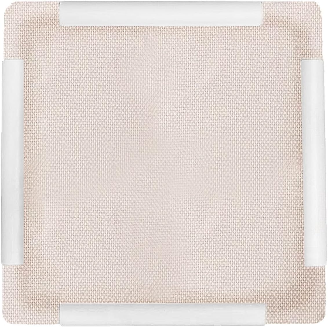 Universal Clip Frame,1 Set Cross Stitch Frame Square Rectangle Plastic Clip with 1 pc Cross Stitch Cloth for Embroidery, Cross Stitch, DIY Art Craft