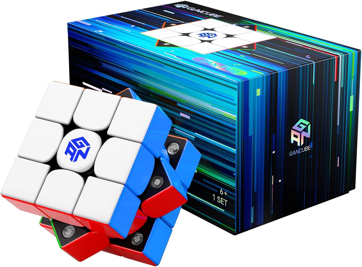 GAN V100 Maglev Frosted, 3x3 Speed Cube Magnetic Gift for Cuber