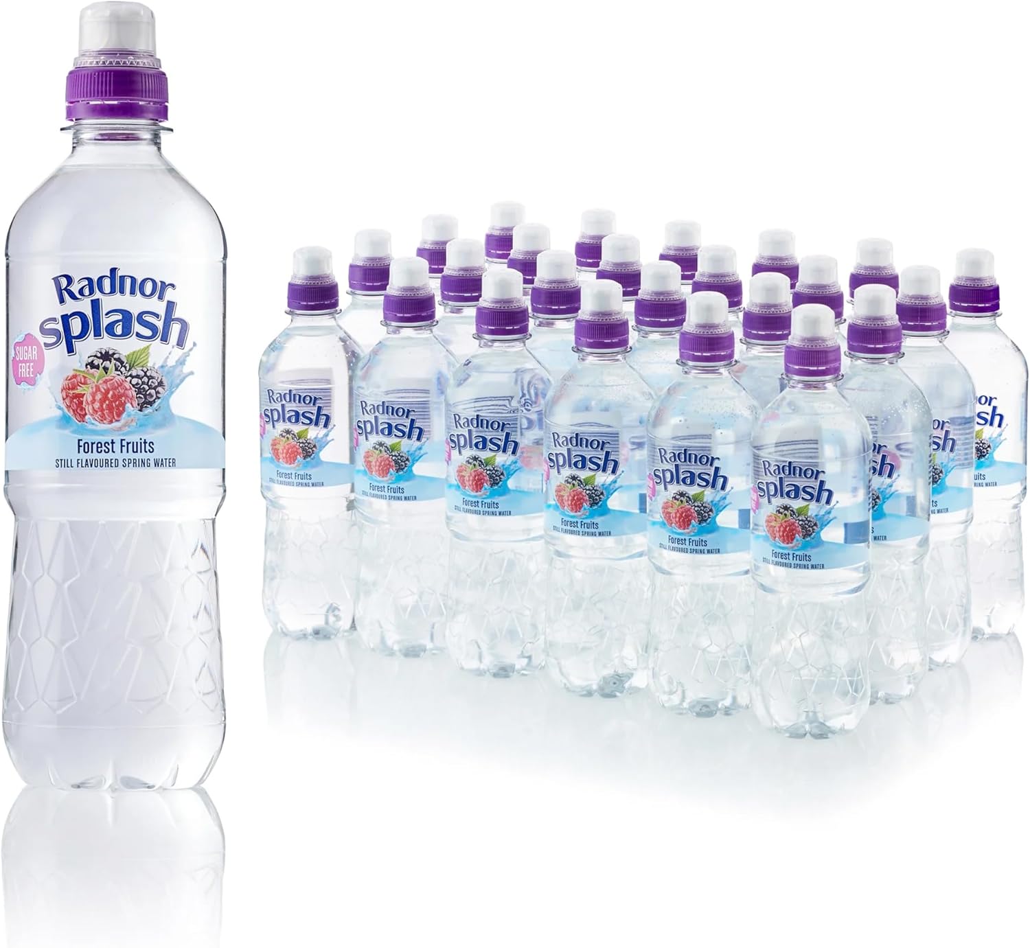 Radnor Splash Forest Fruits SUGAR FREE Flavoured Water 24x500ml multipack