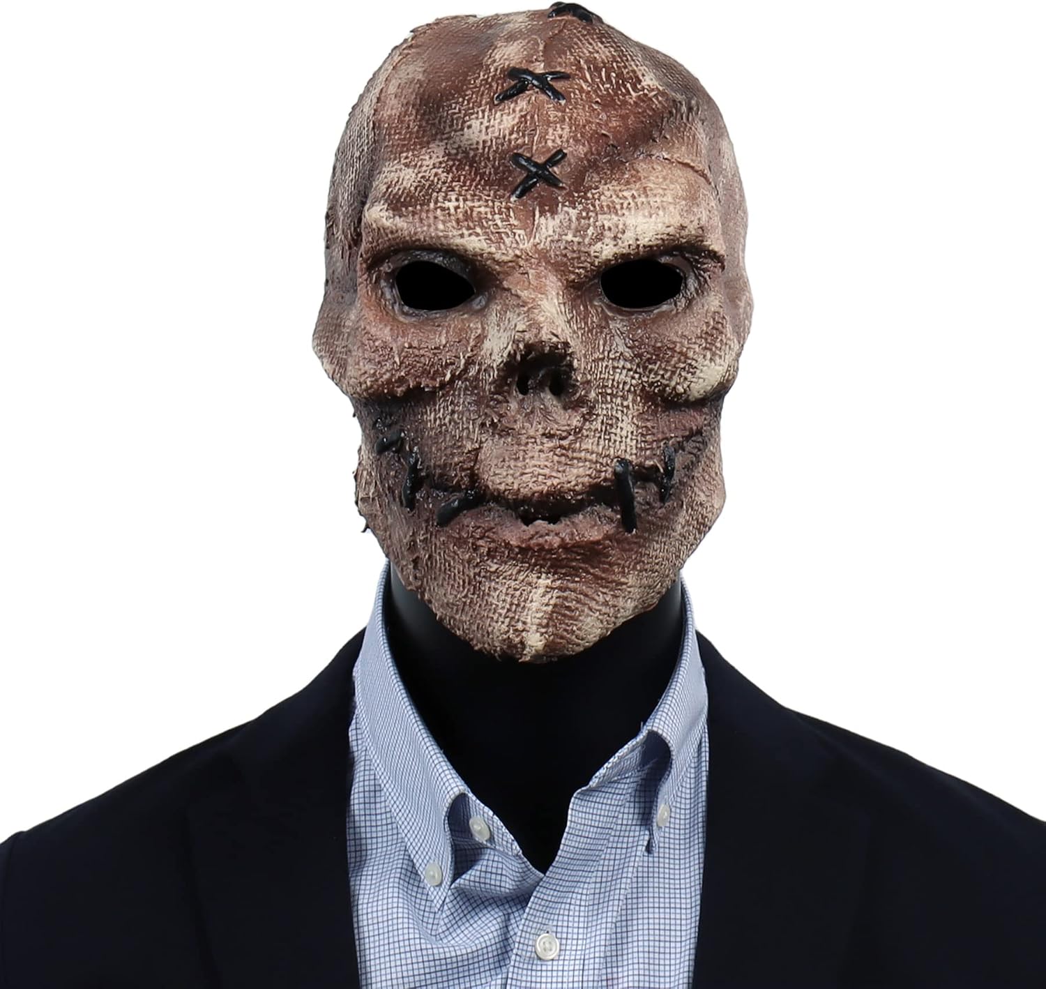 Creepy Full Head Skull Mask Halloween Scary Latex Helmet for Cosplay Party Props