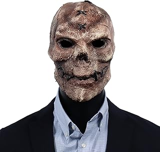 Creepy Full Head Skull Mask Halloween Scary Latex Helmet for Cosplay Party Props