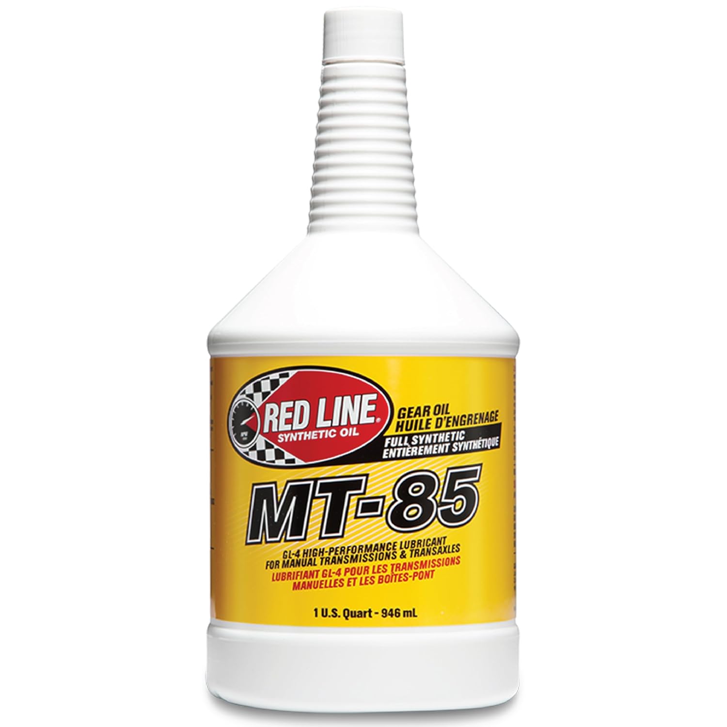 Red Line 50504 MT-85 Manual Transmission 75W85 GL-4 Gear Oil - 1 Quart (4 Pack)