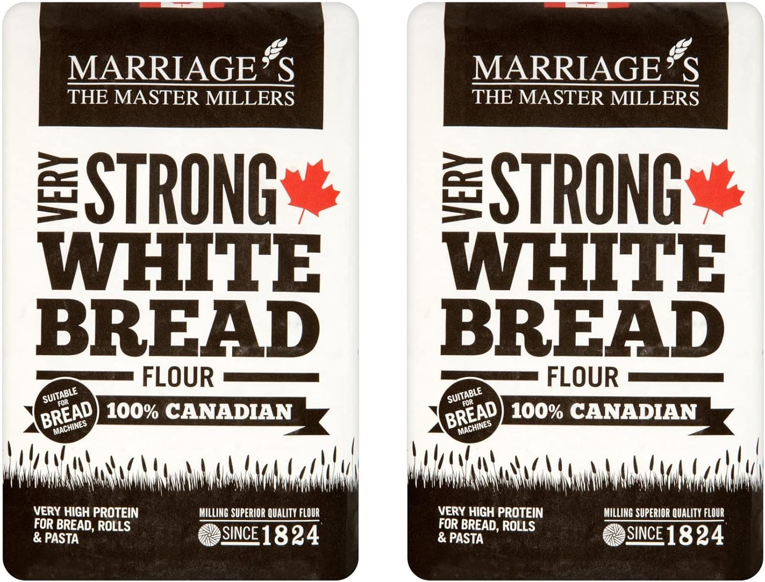 Marriage's Very Strong Canadian White Flour 1.5kg - Pack of 2