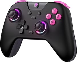 EasySMX X05 2.4g Wireless Gaming Controller for PC/Steam/iPhone/Android/Switch - Bluetooth Controller Gamepad with Hall Effect, RGB Lights and Turbo, Anti-Drift Controller for Black Myth: Wukong