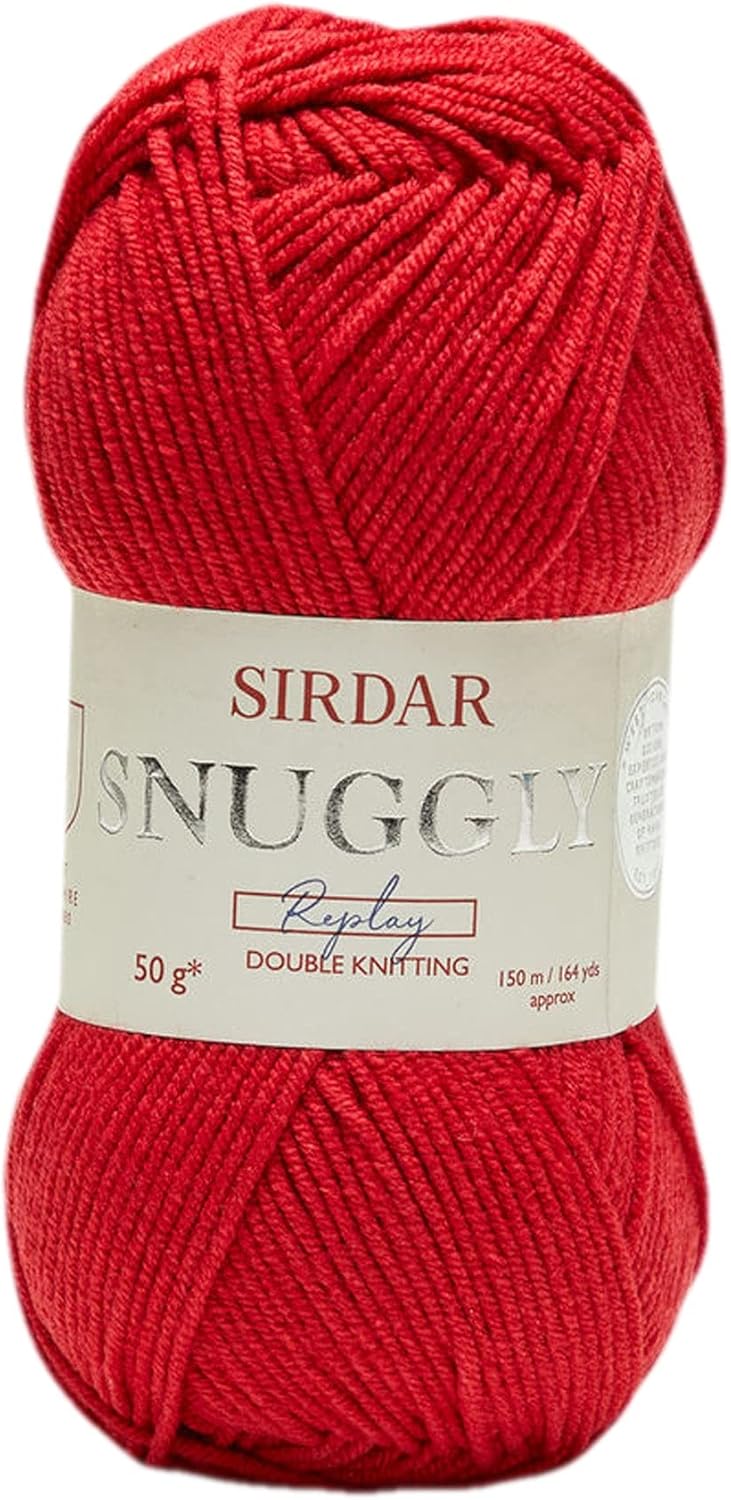 Snuggly Replay DK Double Knitting, Race Car Red (116), 50g