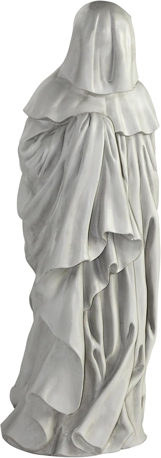 Design Toscano NG31567 French Pleurant Statue - Medium, Off White