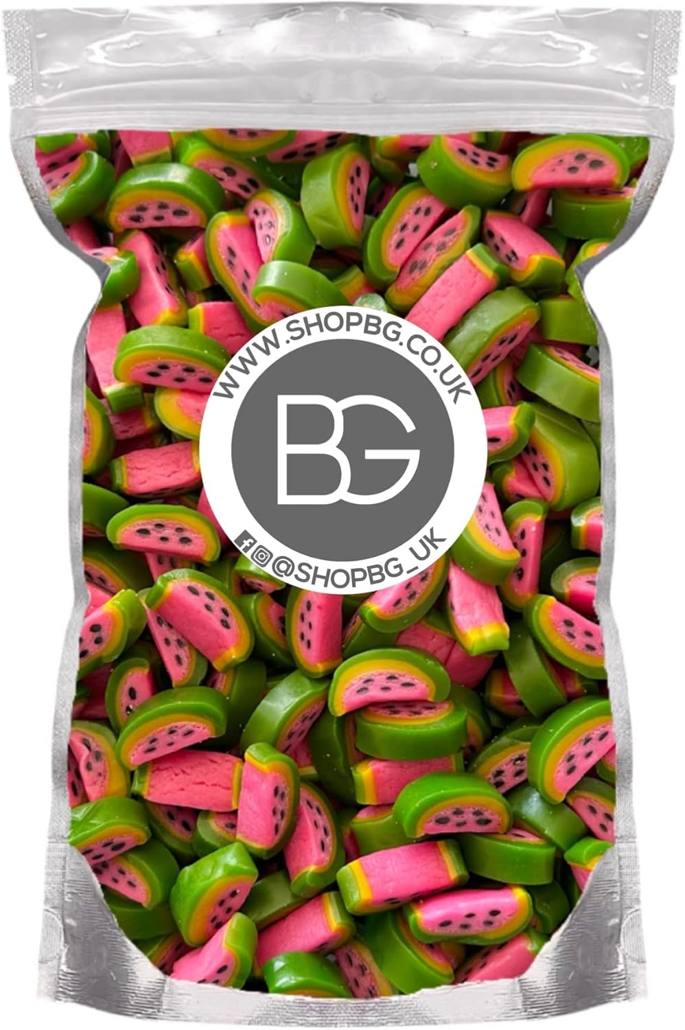 BG Quality Pick & Mix Sweets - Choose Your Own Favourites Single Sweet Pouch 800g (Watemelon Slices)