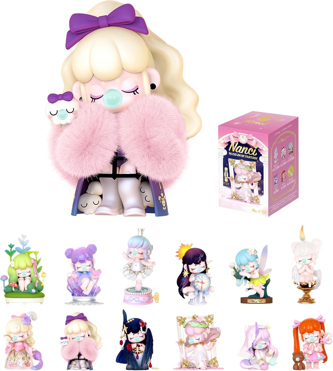 ROBOTIME Nanci Blind Box 1PC Surprise Action Figure Collectible Kawaii Figures Random Art Toys Hot Cute Figure Dolls Creative Gifts (Museum of Fantasy)