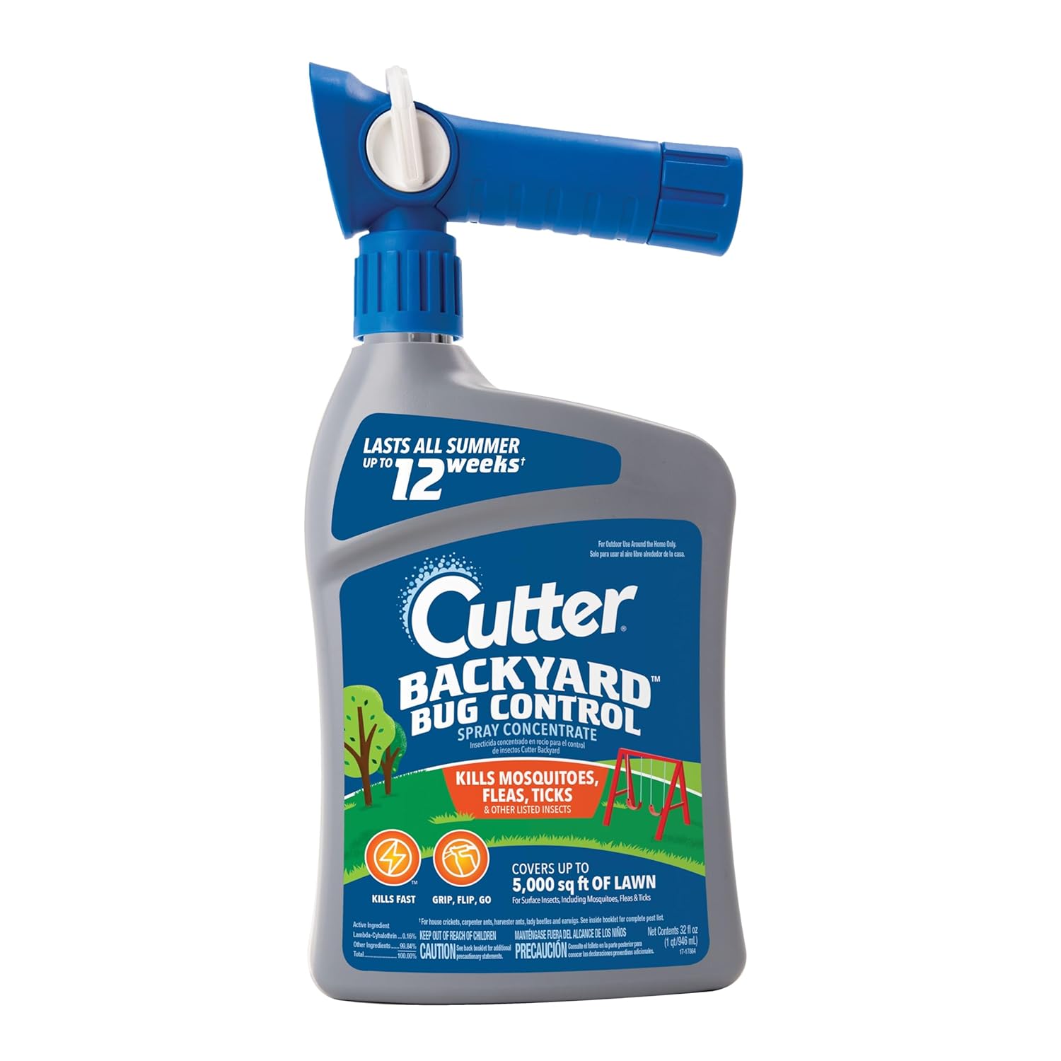 Cutter Backyard Bug Control Spray Concentrate, 32-Ounce
