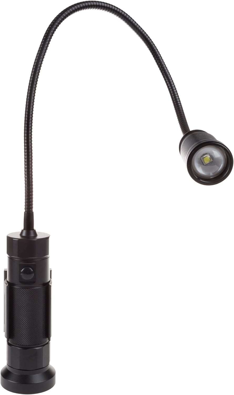 Stalwart CREE LED Work Light - 550 Lumen Magnetic Light Lamp with Flexible Gooseneck - Portable LED Lamp for Sewing, Crafting, or Workbench (Black)