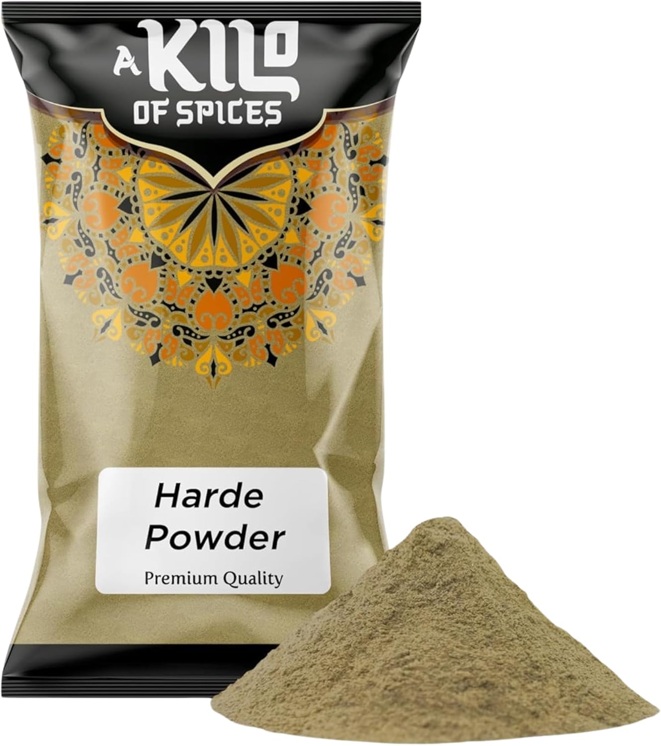 A Kilo of Spices | Haritaki Powder (Terminalia Chebula) 1Kg | Natural Harde Powder for Cleansing, Improved Digestion, and Holistic Wellness | Premium Quality Herbal Superfood for Healthy Living