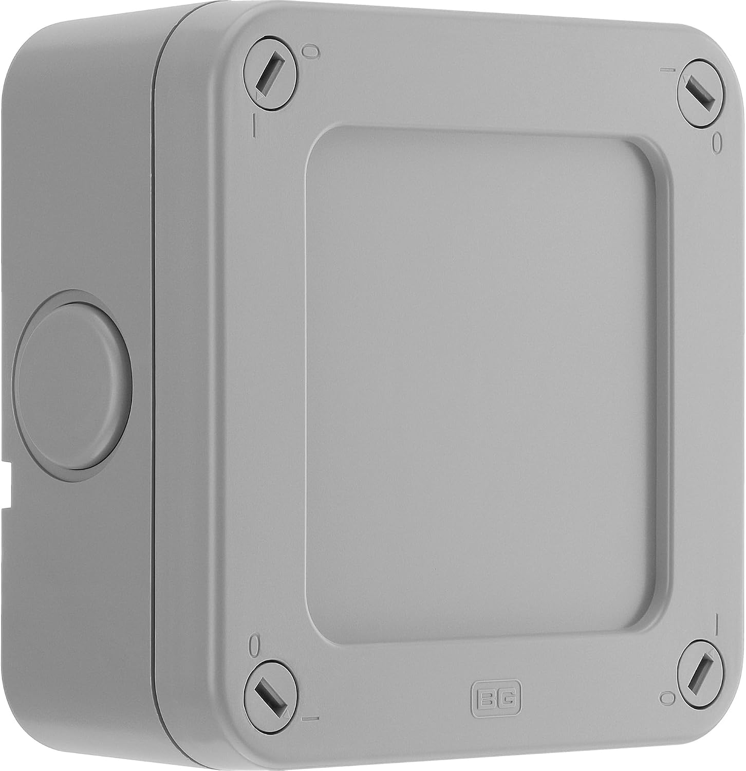 Masterplug WPJB Outdoor Weatherproof Junction Box, 5 Pole Terminal Block, IP66 Rated, Grey