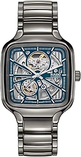 Rado True Square Swiss Automatic Watch with Ceramic Strap, 21 (Model: R27083202), Silver