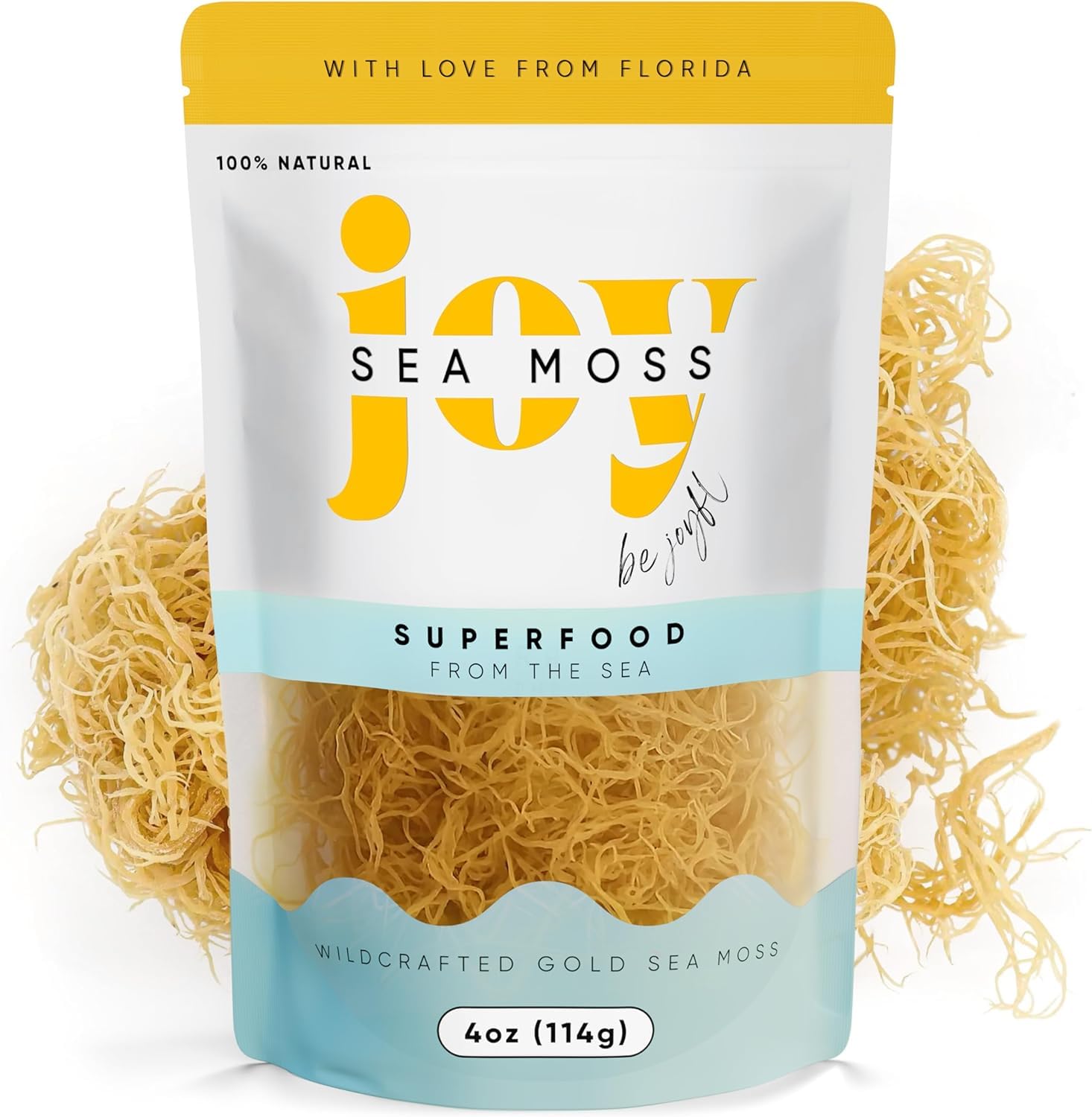 Joy Sea Moss Raw Irish Sea Moss – Makes 60+ oz Gel