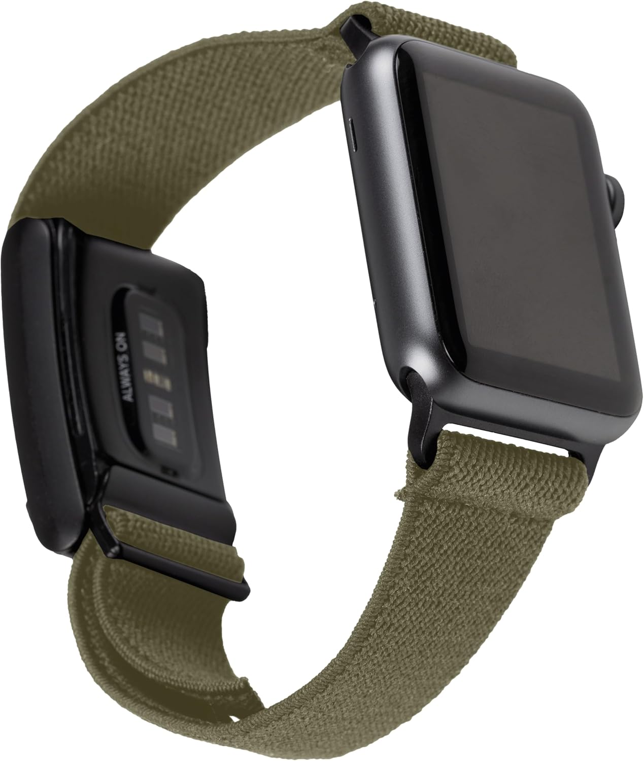 Hybrid- Band Compatible with Apple Watch and Whoop 4.0 Band Hybrid - Odor Resistant, Breathable Nylon