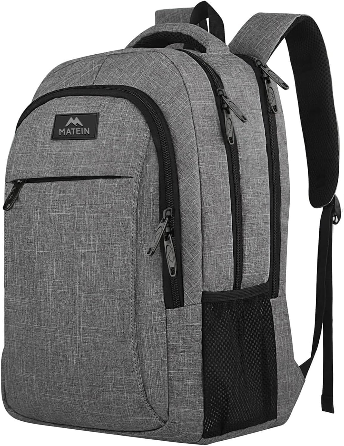 MATEIN Travel Laptop Backpack, Work Bag Lightweight Laptop Bag, Grey
