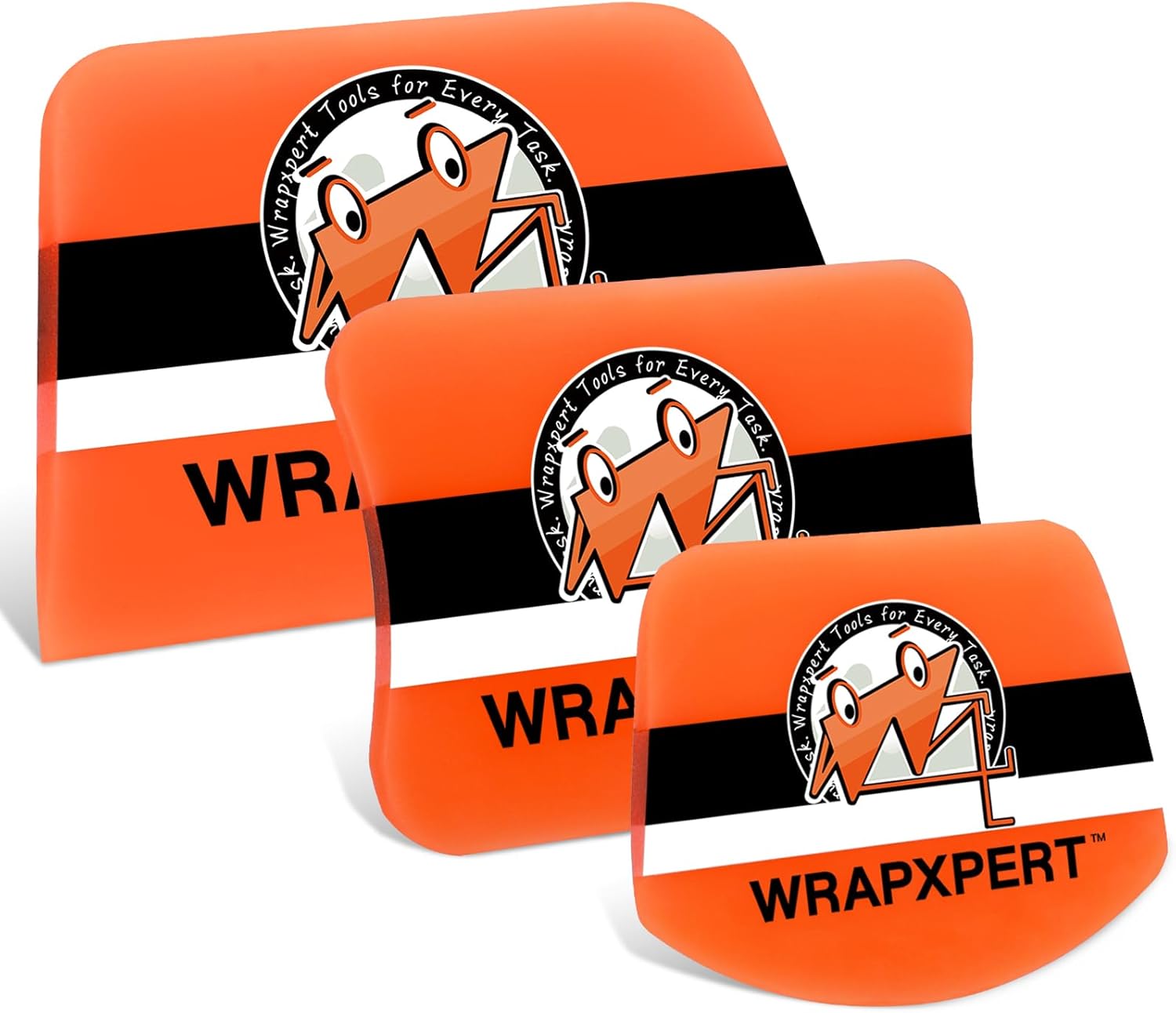 WRAPXPERT PPF Squeegee Kit, 3 PCS PPF Tools Window Tinting V-Blade Scraper for Window Film Application,3 Different Sizes for Paint Protection Film, Squeegee for Window Cleaning