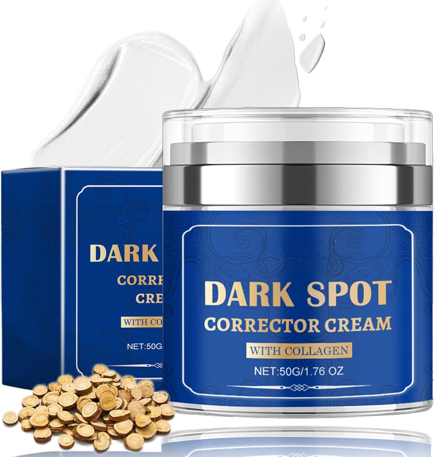 Dark Spot Remover for Face & Body, Dark Spot Corrector Cream with Collagen & Vitamin E, for Even Skin Tone, Fades Sun Spots, Freckles & Blemishes, Gentle Moisturiser, 50ml