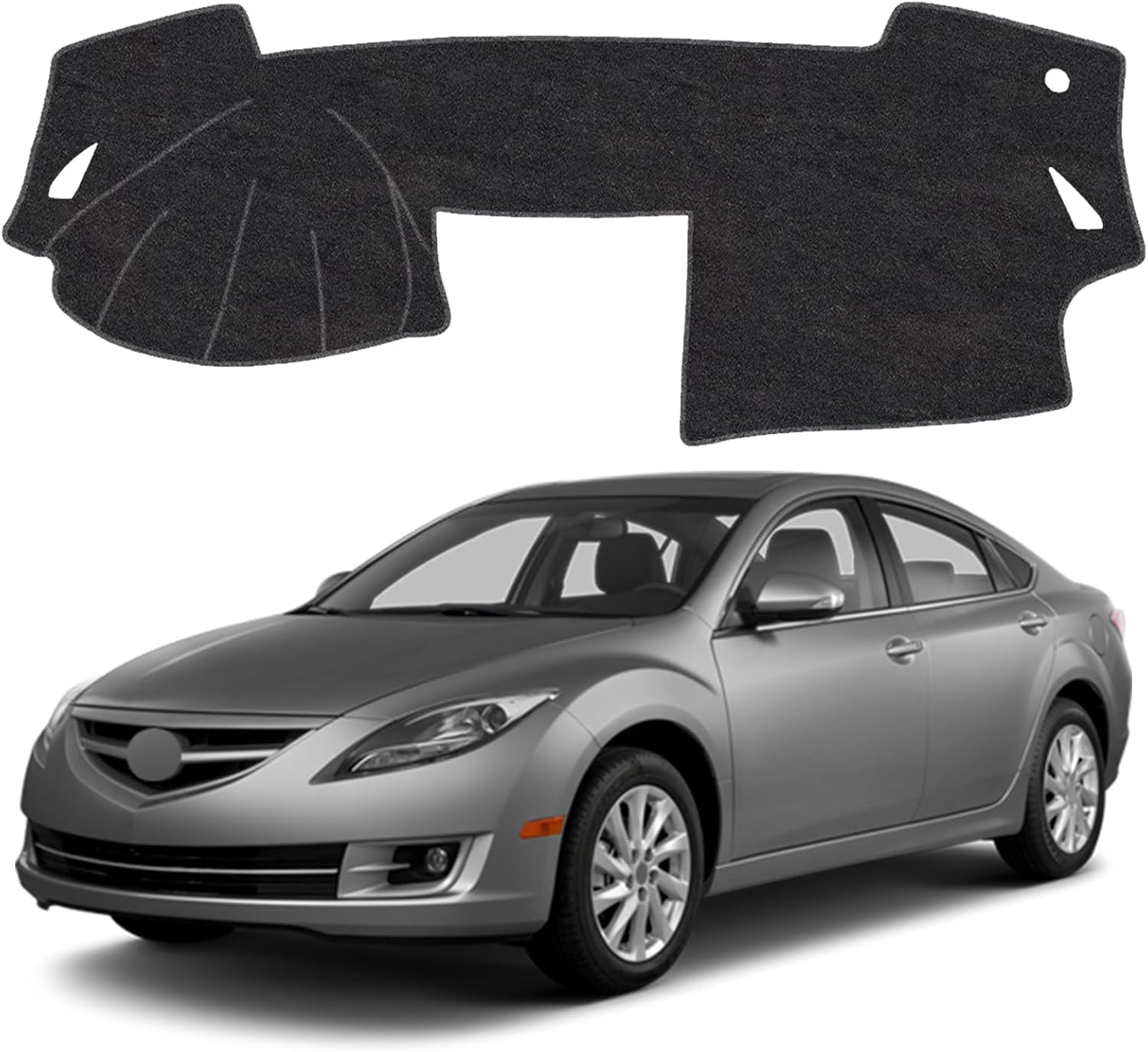 Dash Cover Mat for Mazda 6 2009 2010 2011 2012 2013 Non-Slip Dashboard Cover Mat Sunshade UV Rays Protector Interior Accessories