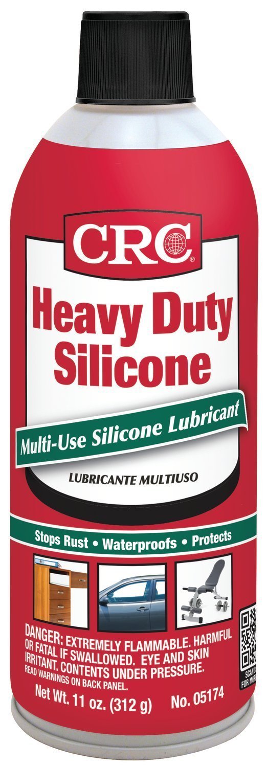 CRC Heavy Duty Silicone Lubricant, 11 Wt Oz, Clear Colorless Liquid | Multi-Use Silicone Lubricant