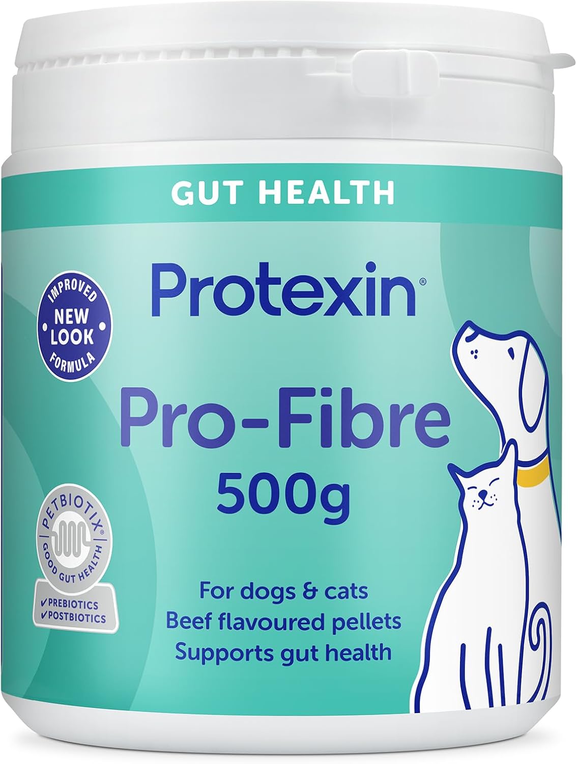 Protexin Veterinary Pro-Fibre for Dogs and Cats, 500g, Green brown, VE-017