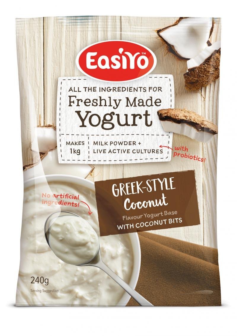 Easiyo Greek and Coconut Premium Yoghurt Mix 240gram