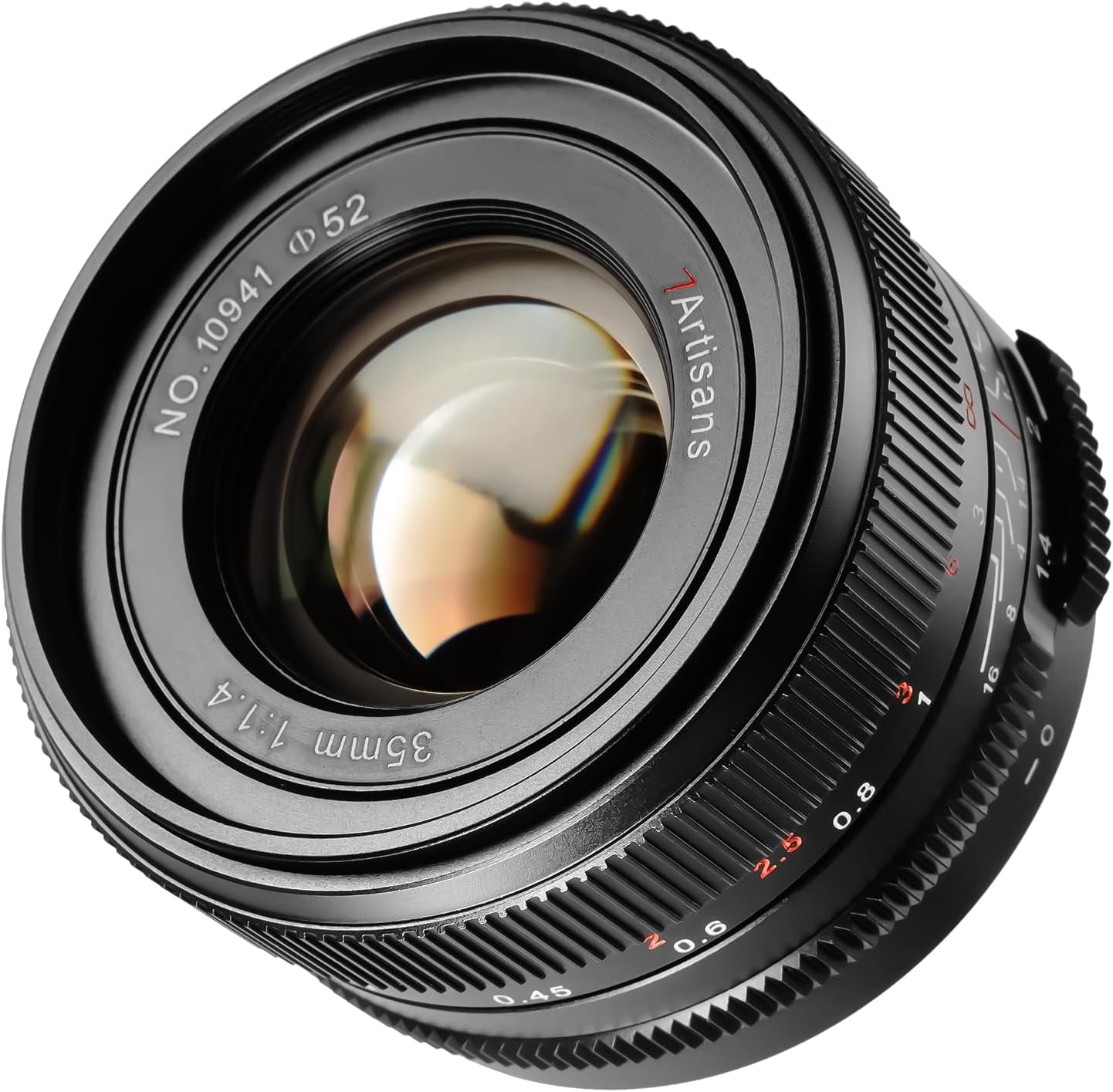 7artisans 35mm F1.4 Mark Ⅲ Full Frame Manual Focus Prime Lens Large Aperture Compatible with L Mount Mirrorless Camera(Black)