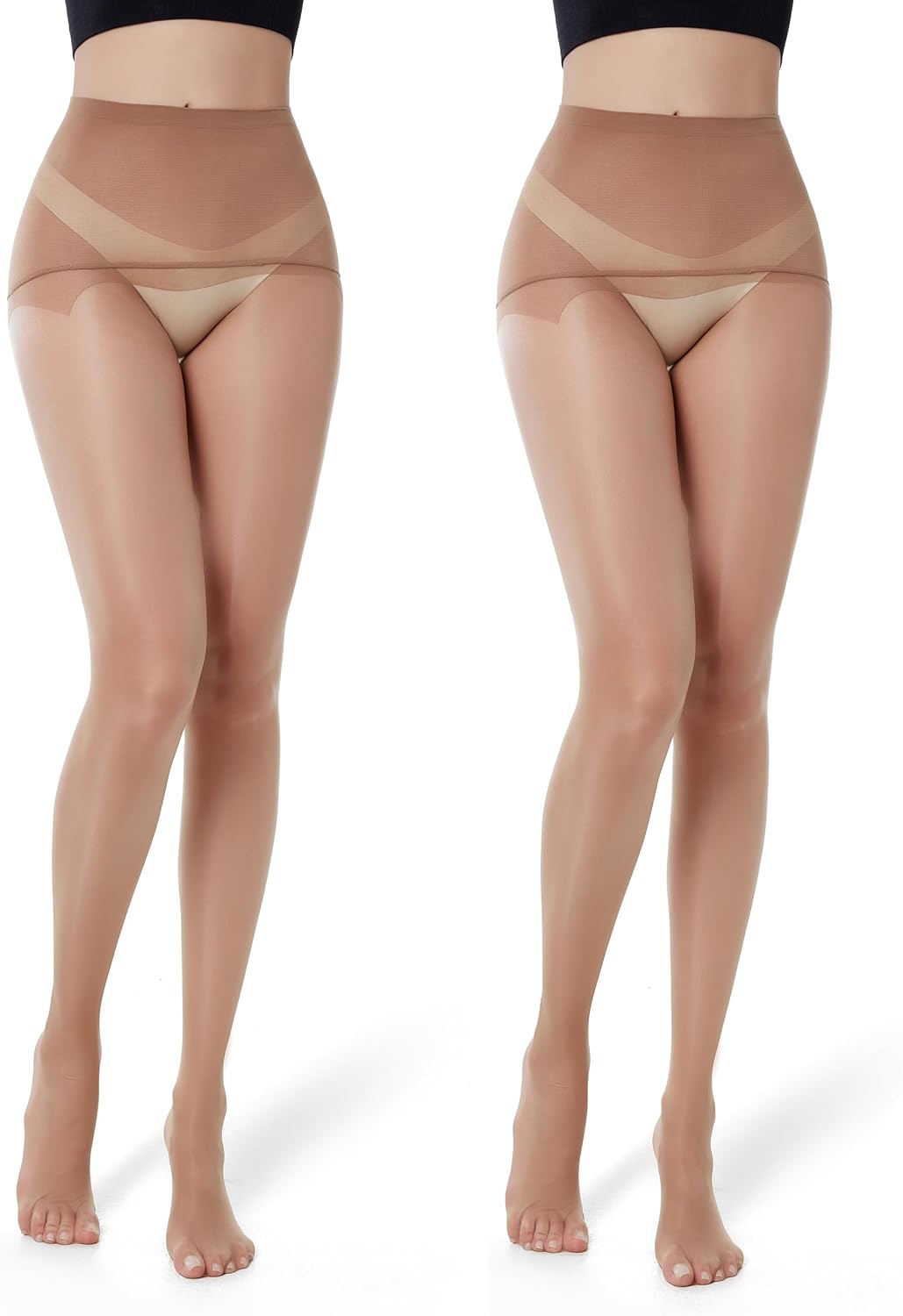 Frola Seamless Silk Stockings for Women Ultra Thin Run Resist Women's Sheer Tights 0D Feel