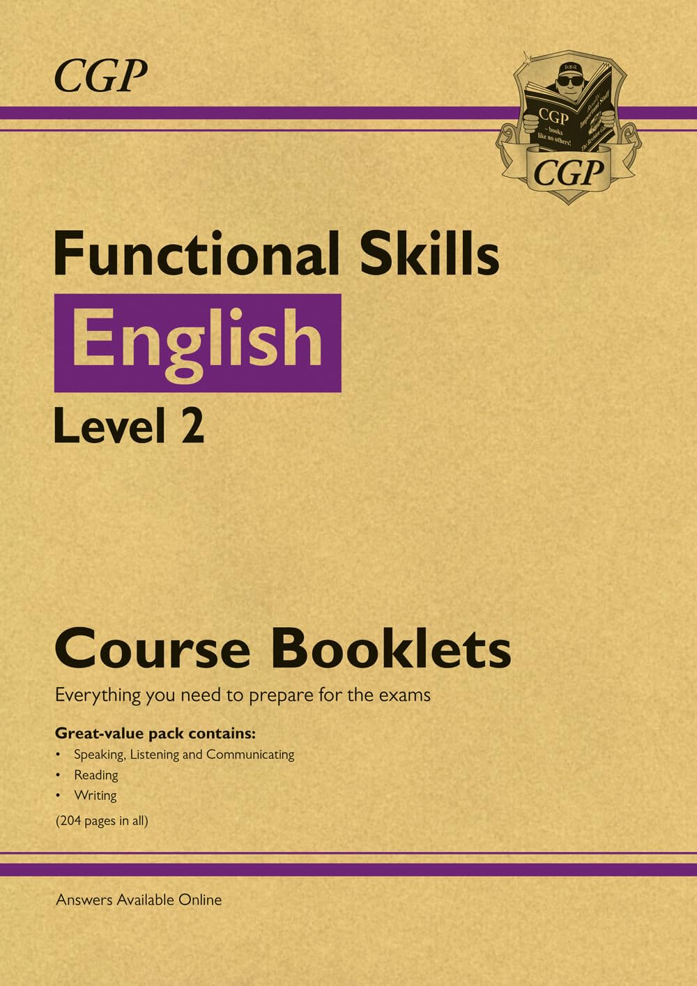 New Functional Skills English Level 2 - Course Booklets Pack (with Online Edition & Audio) (CGP Functional Skills)