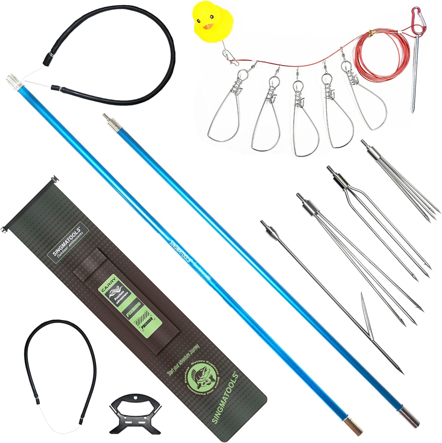 Spearfishing Pole Hawaiian Sling Fishing Spear Set Fiberglass Pole Spear Harpoon Spearfishing Gear