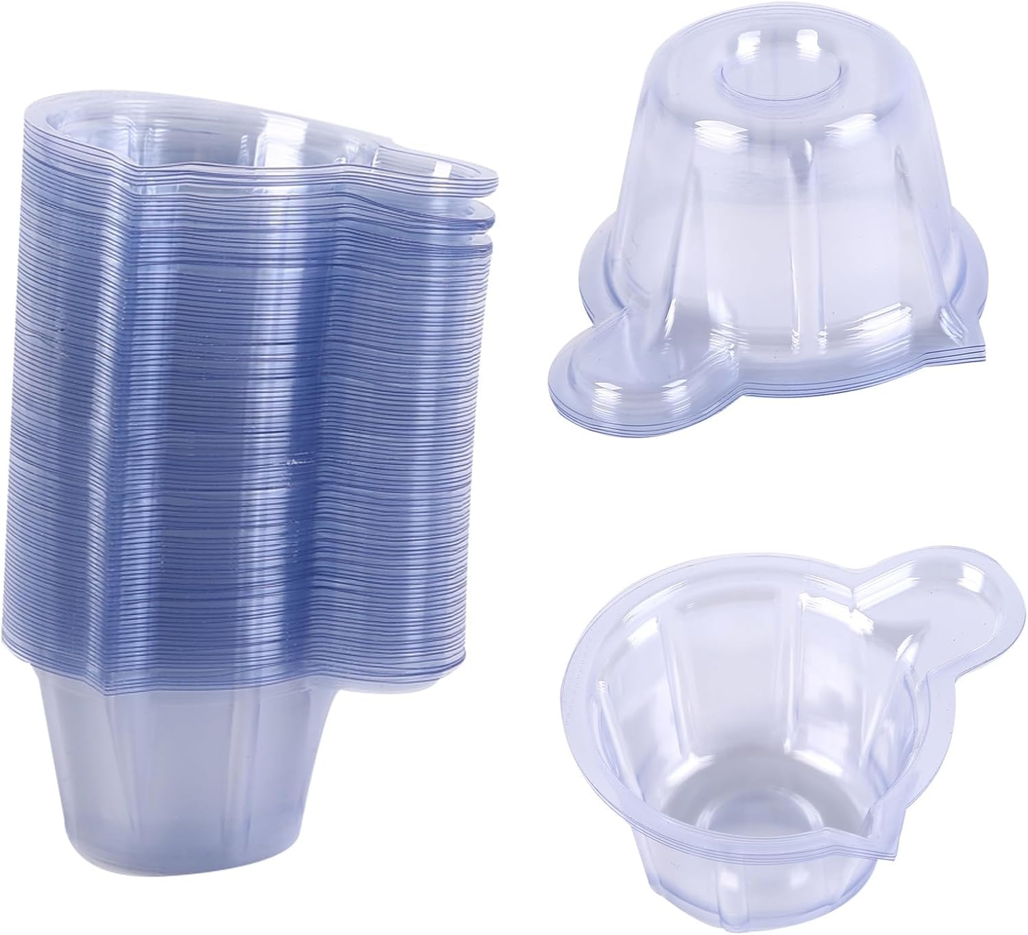 200Pcs Transparent Clear Urine Container CupUseful Disposable Urine Cup Helpful Plastic Urine Collection Cup for Pregnancy Test Urine Specimen Cups(40ML)