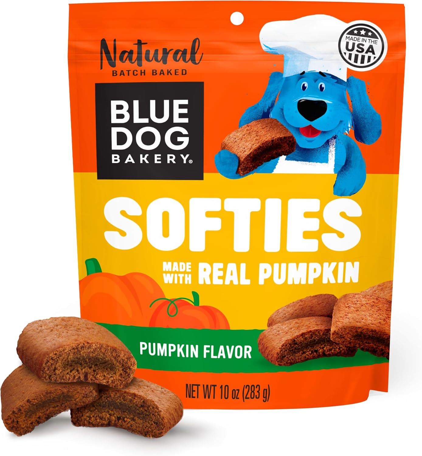 Blue Dog Bakery Pun'Kin Softies, Pumpkin Flavor, 10 Ounces