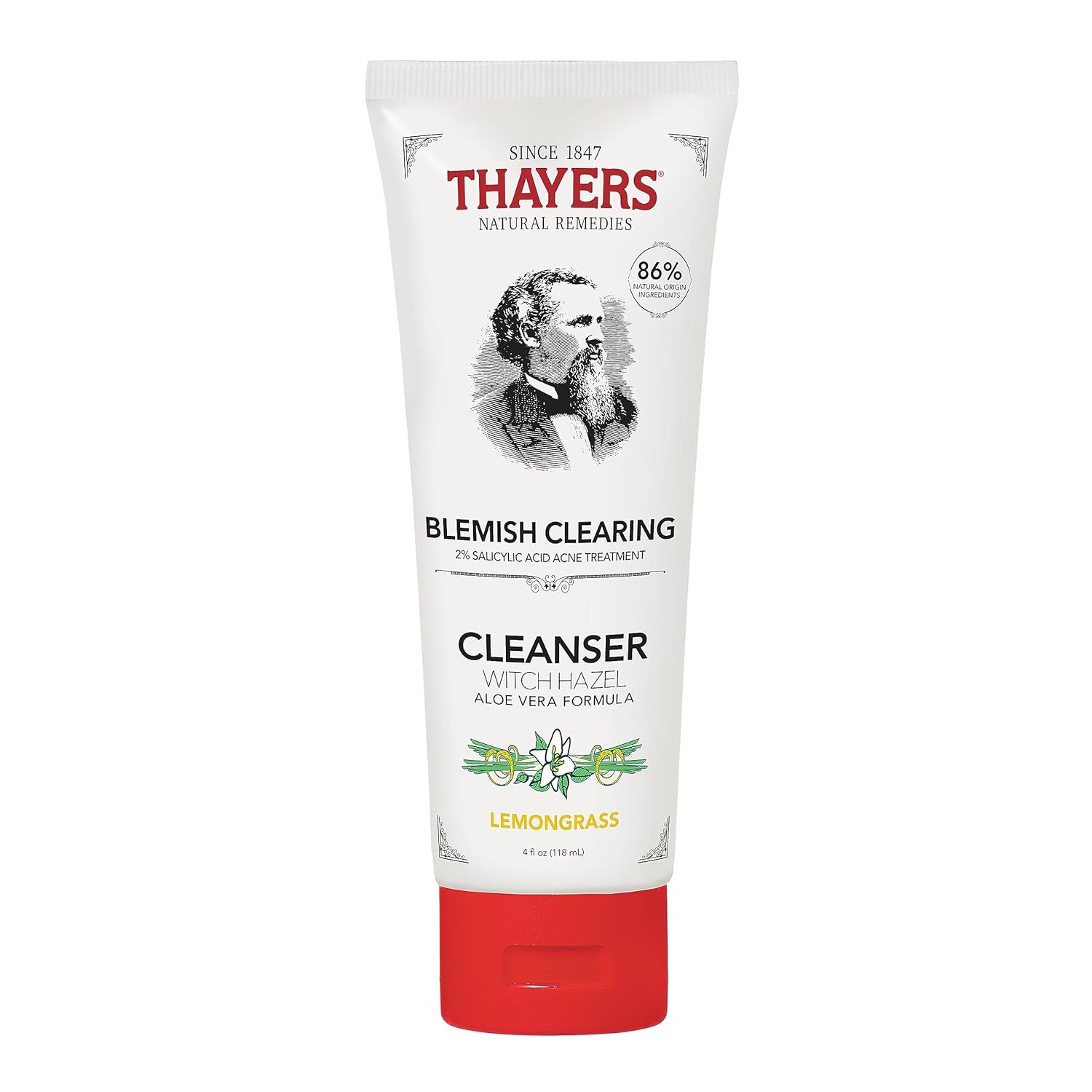 THAYERS Witch Hazel Blemish Cleanser, 4 Ounce