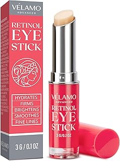 Retinol Eye Stick, Retinol Eye Cream, Retinol Cream, Retinol Face Cream, Under Eye Cream Anti Aging, Eye Cream, Brightening Eye Balm Reduces Fine Lines and Dark Circles, Visible Results in 3-4 Weeks