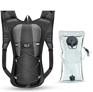 Hydration Backpack Hydration Pack Water Backpack with 2L(70-Ounce) Hydration Bladder for Men Women Kids for Running Hiking Biking Climbing