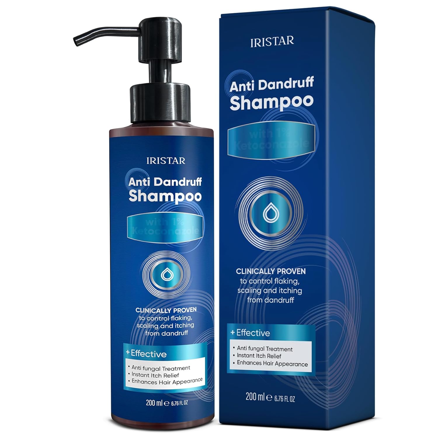 Folliculitis Seborrheic Dermatitis Psoriasis Shampoo: Medicated Anti-Dandruff Treatment for Itchy Scalp, Dermatitis, Anti-Fungal Care for Men & Women, Controls Oil, Flaking & Scalp Irritation