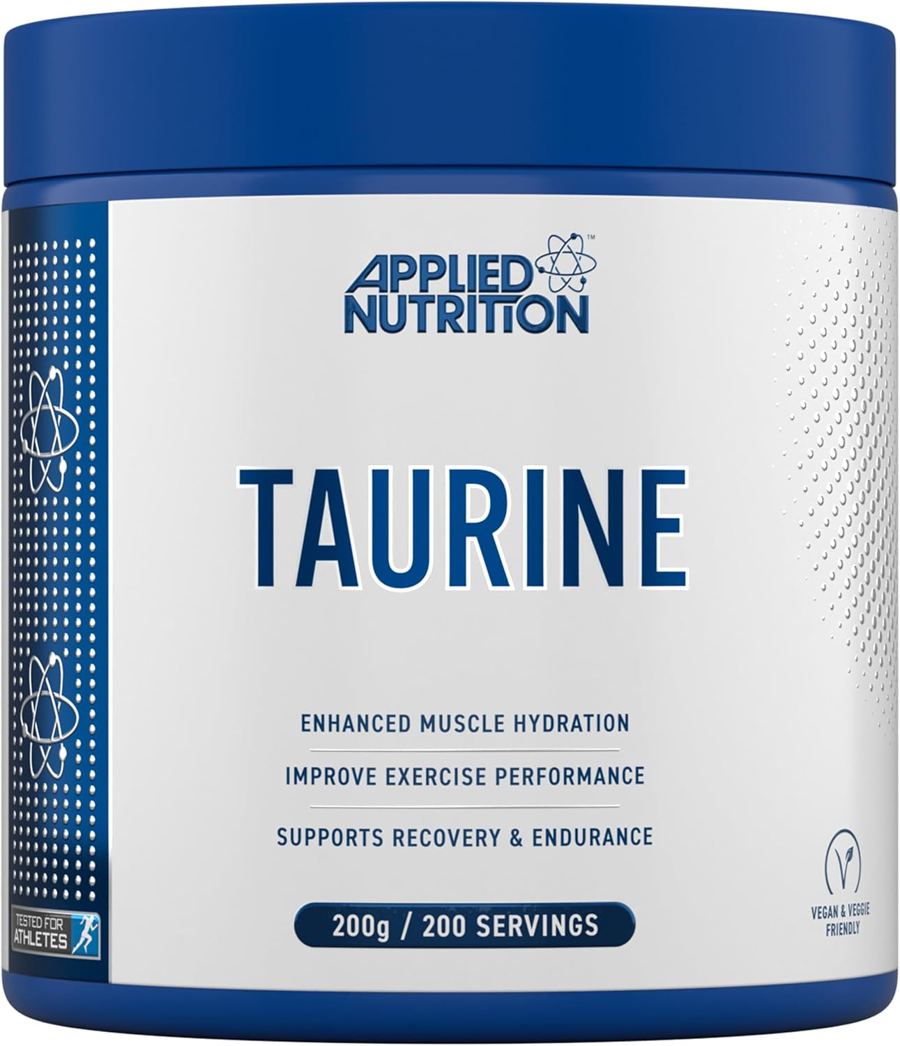 Taurine Powder 1000mg - Pure & Natural Supplement for Enhanced Muscle Hydration, Recovery, & Endurance - Ideal for Workout & Bodybuilding - Supports Heart Health & Energy Boost (200g - 200 Servings)