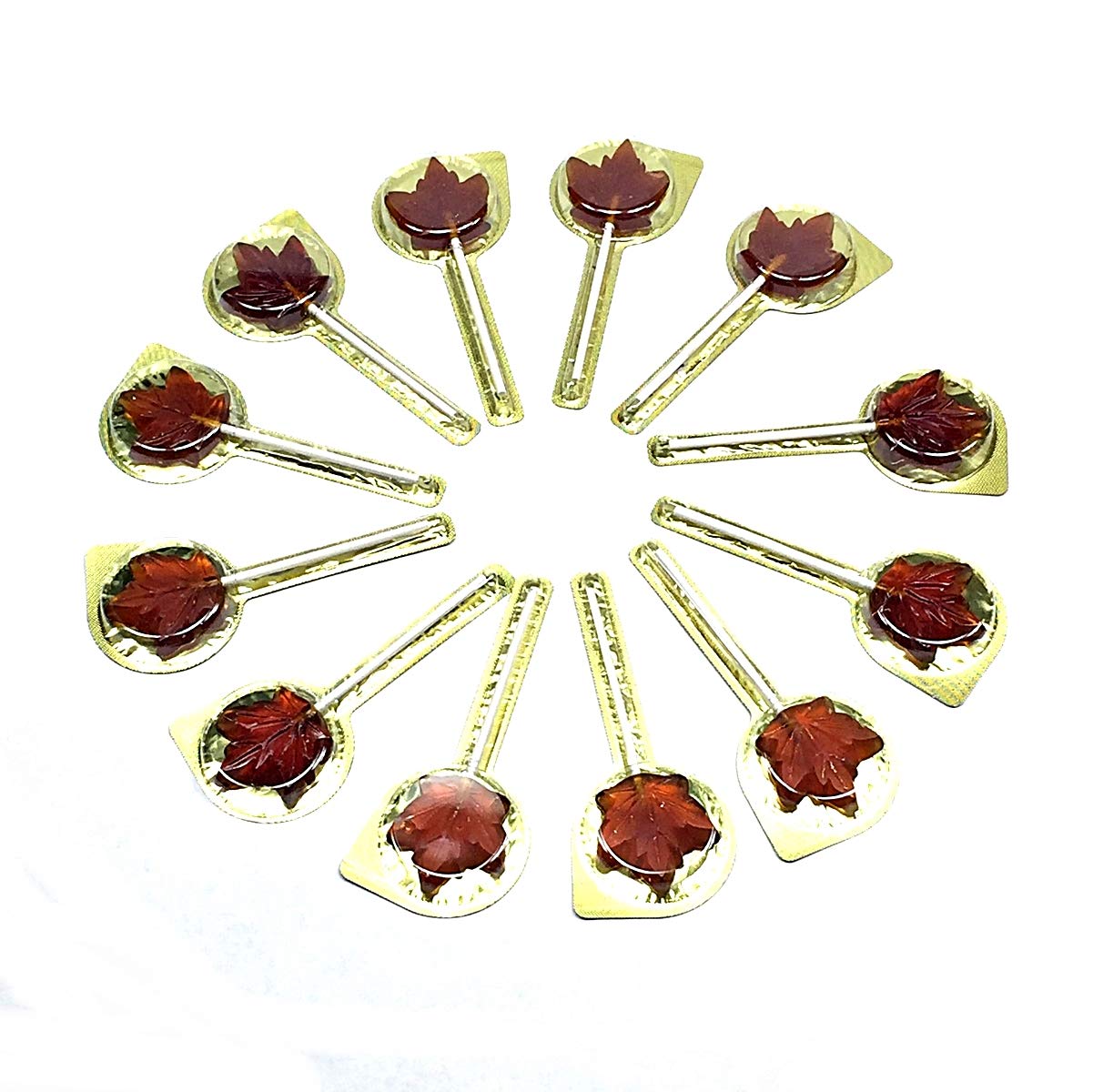 Canada True 100% Pure Maple Syrup Lollipops 12 Pieces