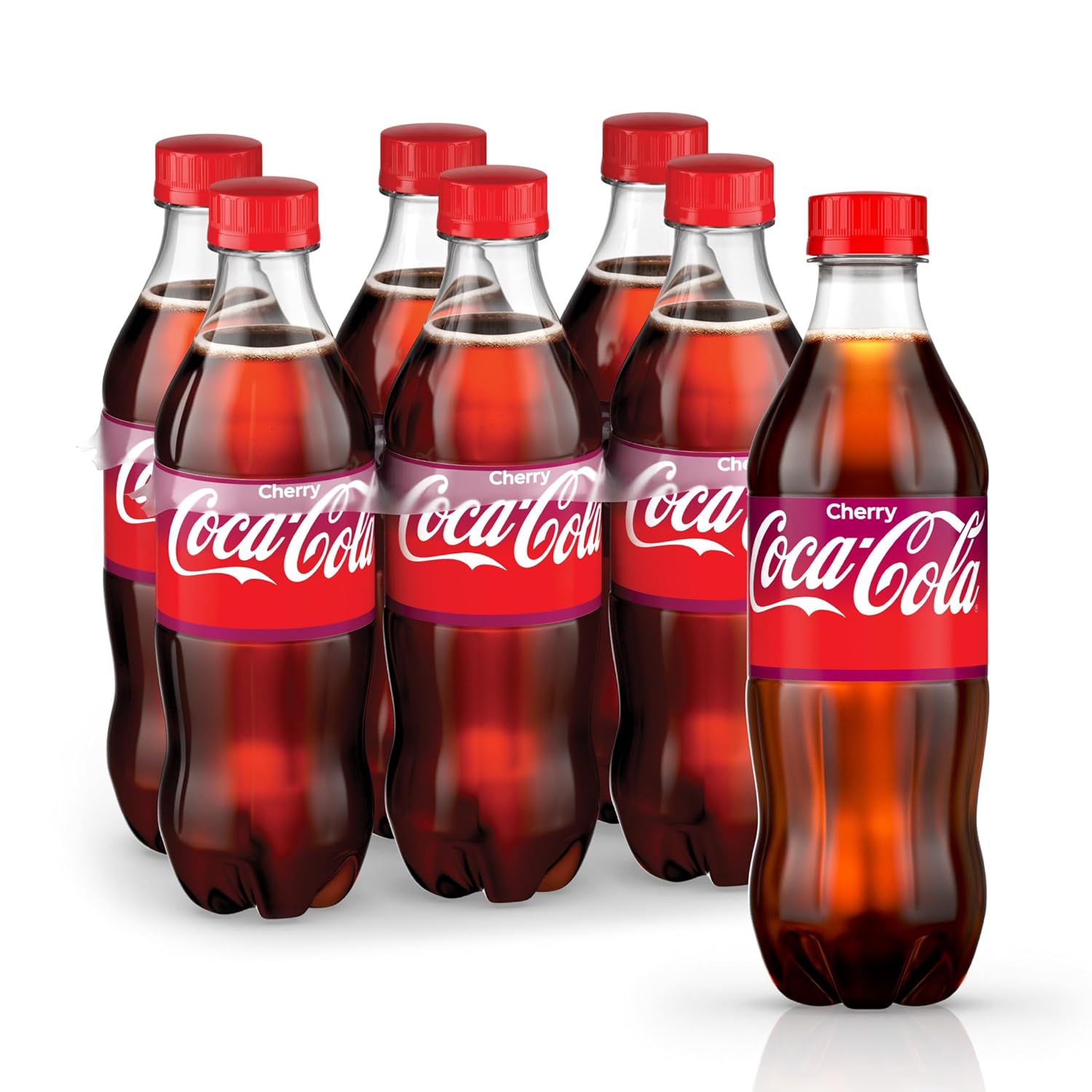 Coca-Cola Coke Cherry Soda, 16.9 fl oz, 6 Pack