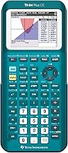 Texas Instruments TI-84 Plus CE Color Graphing Calculator, Teal (Metallic)