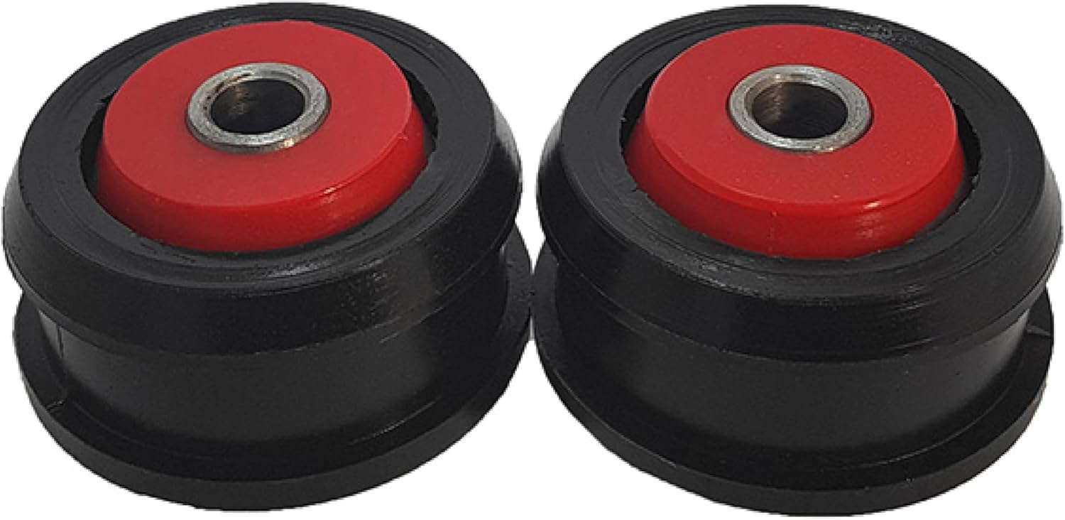 PSB Bushings - Front Lower Arm - Rear position Polyurethane Bushing Kit - Compatible With Audi A1, TT, Q3 /VW Golf MK7/GTI/Polo 2016 - 2024, Red & black