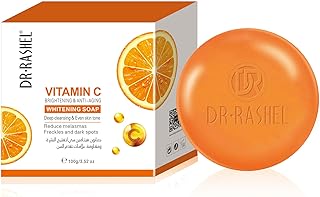 Dr Rashel Vitamin C Face Soap, Deep Cleansing Soap Bar for Face and Body, Korean Skincare Hand Soap Bar, Dr Rashel Face Wash Bath Bar Gentle Cleansing Bar Soap for All Skin (Face Soap)