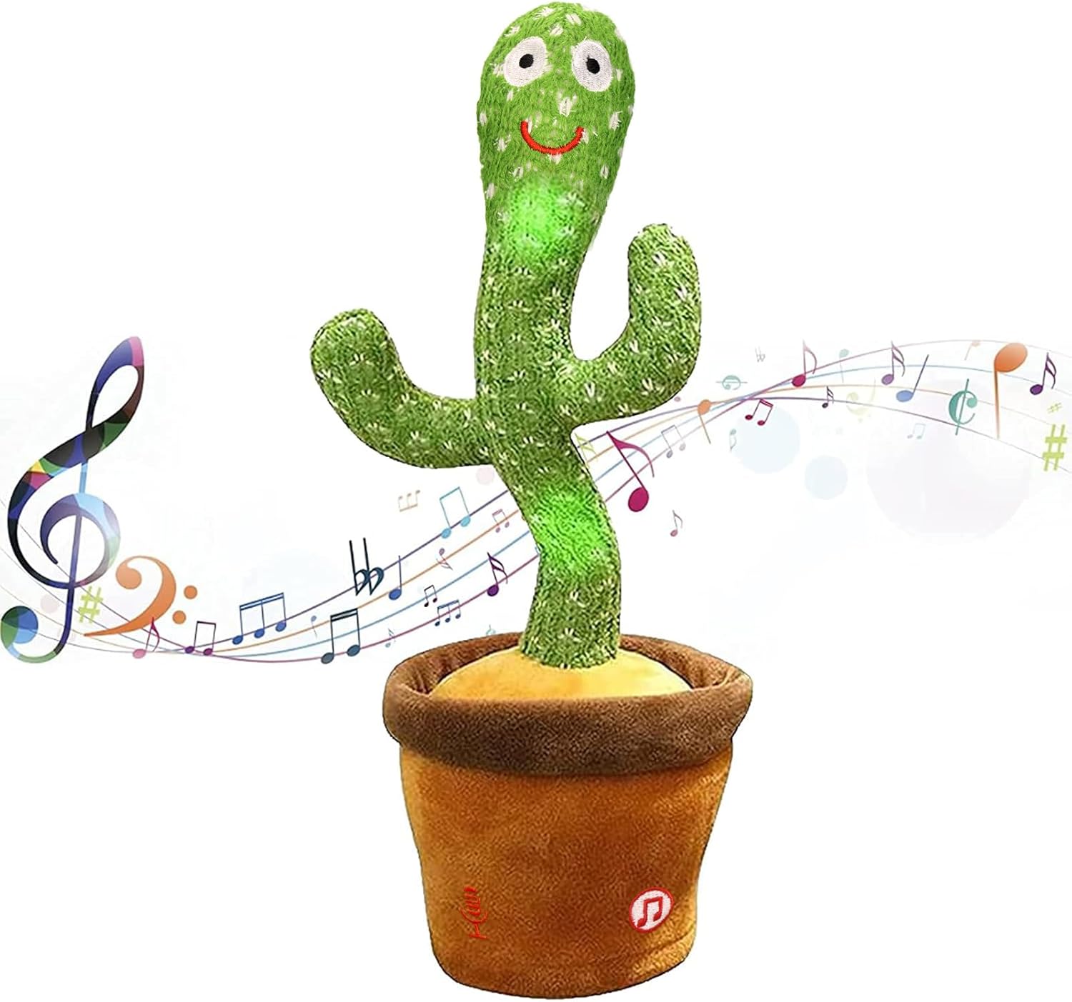 seOSTO Dancing Cactus Toy Repeat What You Say, Talking Cactus Toy Singing Cactus Mimic Toy Baby Toys for Year Old Boys Girls Kids Gifts, Baby Encourage Speech Toys