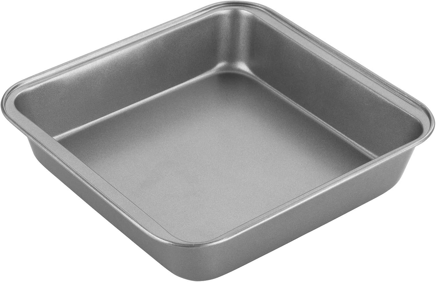 Chef Aid 23cm Non-Stick Square Cake Tin, Carbon Steel Cake pan with Even Heat Distribution, Ideal for All Cake Styles and Perfect for Traditional Tray Bakes of Lasagne or Shepherds Pie