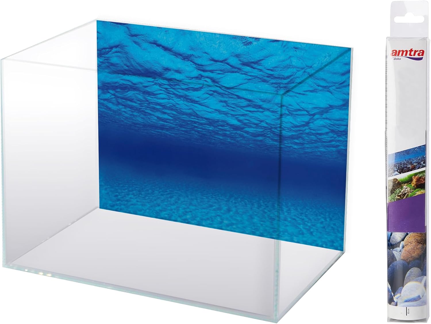 AMTRA MYSTIC - Background in aquarium poster, aquarium decoration, decorative poster with double print, format 30x60cm