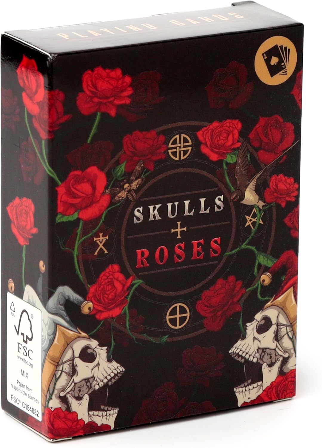 Puckator Skulls and Roses Standard Playing Card Deck