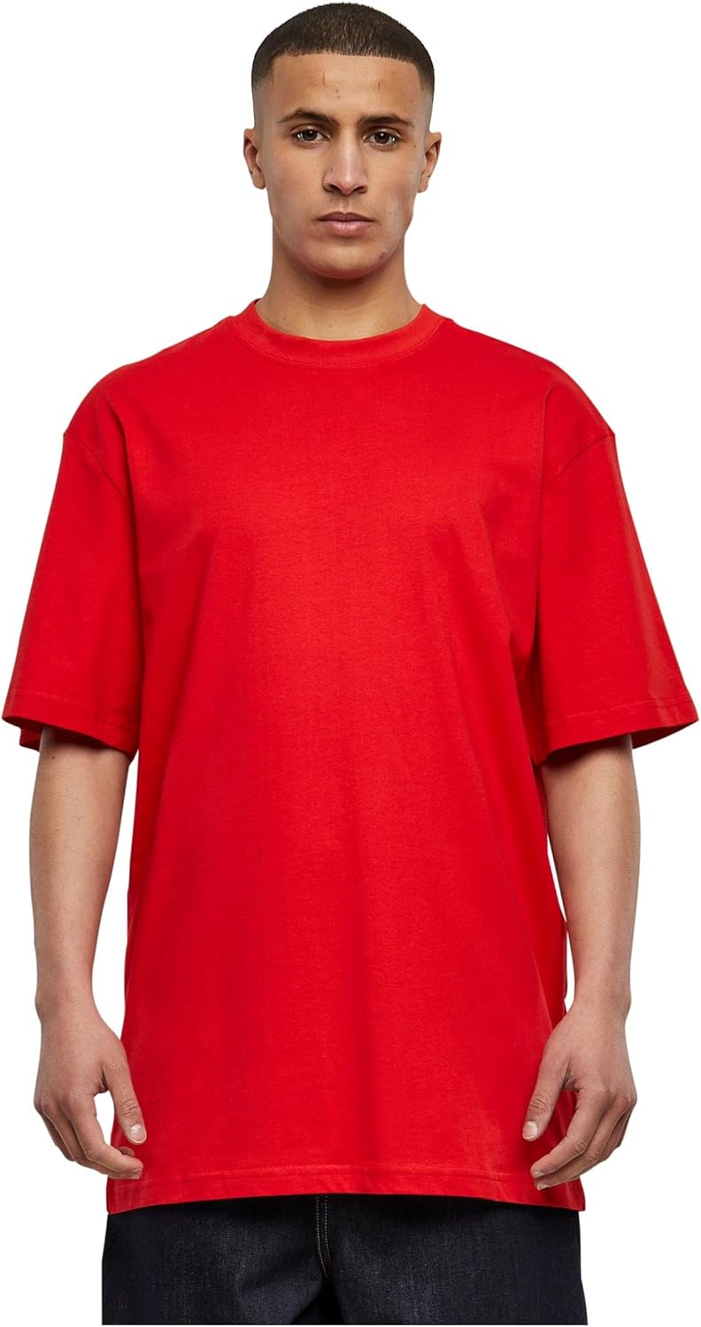 Urban Classics Men's Tall Tee Oversized Short Sleeves T-Shirt with Dropped Shoulders, 100% Jersey Cotton