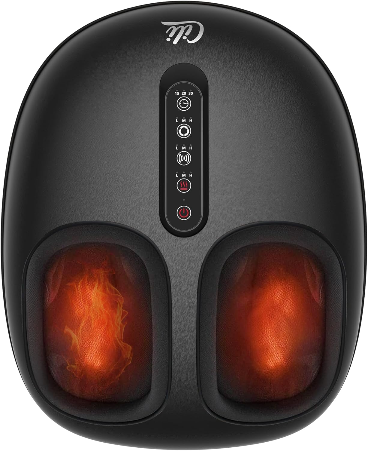 CILI Shiatsu Foot Massager with Heat and Compression, Kneading, Rolling,Electric Feet Massager for Plantar Fasciitis, Neuropathy, Feet Heater, Foot Warmer for Women, Men Gfits, Size Up to 14"
