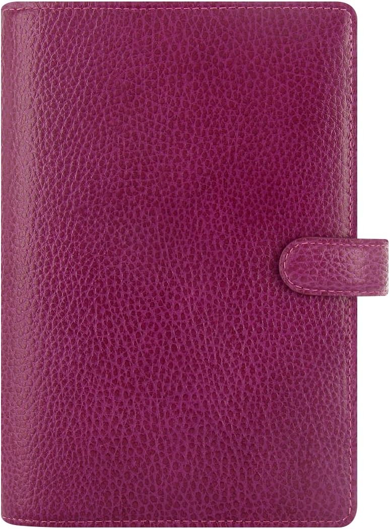 Filofax Finsbury Personal Leather Organiser - Raspberry